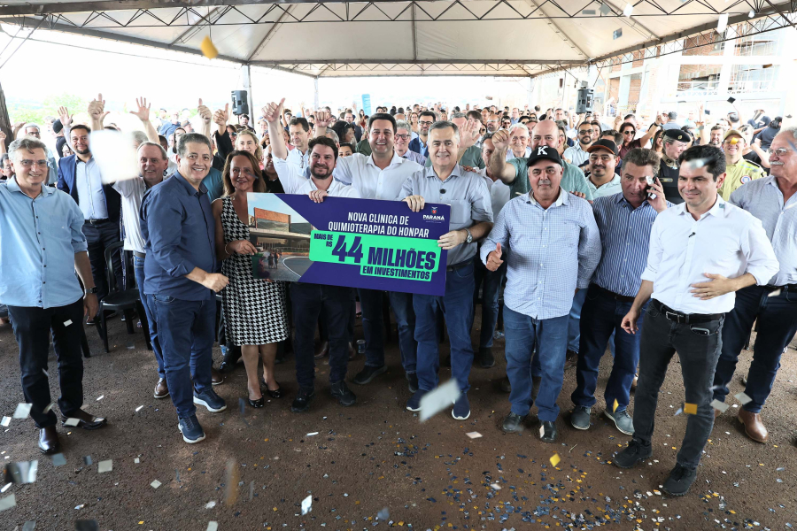 Estado investe R$ 44,2 milhões em Clínica de Quimioterapia do HONPAR, em Arapongas