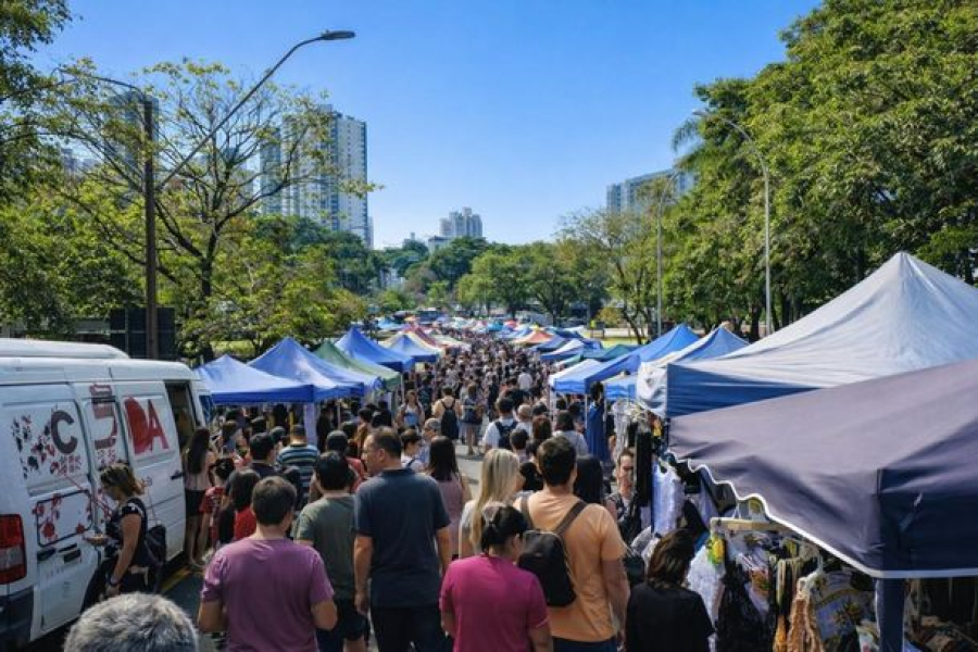 Domingo na feirinha da JK terá cultura indígena, artesanato e apresentações