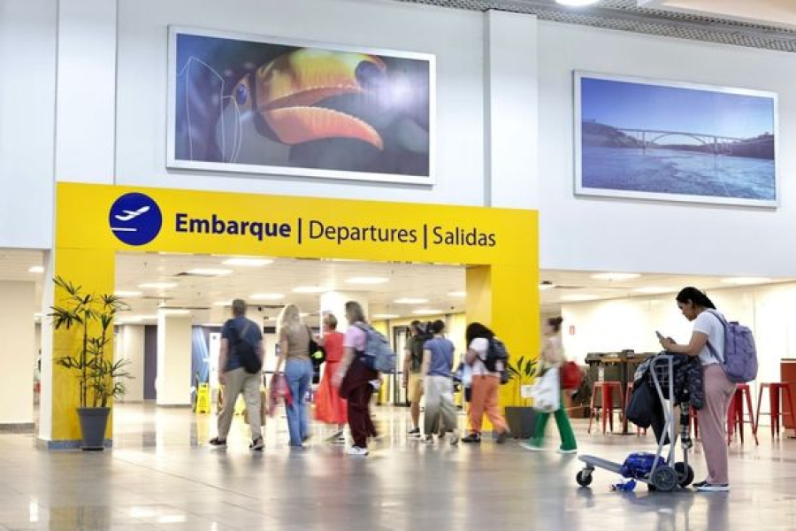 Mais de 1,3 milhão de passageiros passam pelo Aeroporto de Foz em seis meses