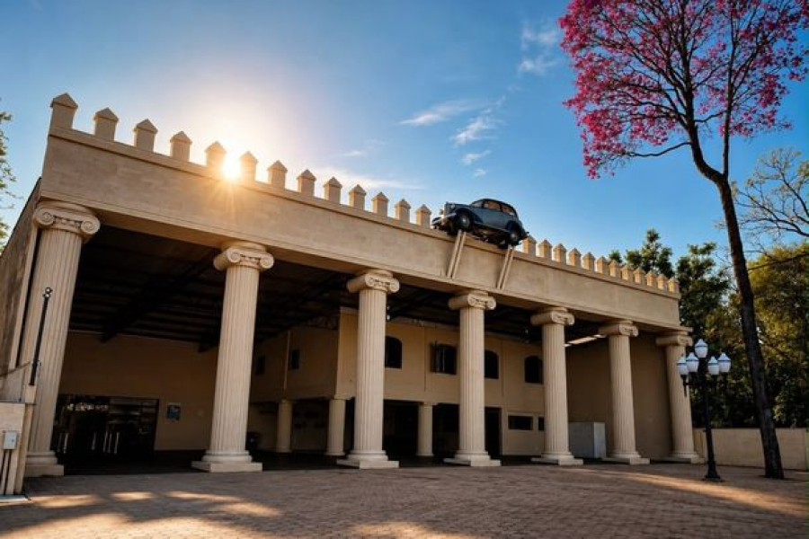 Nova geração assume Museu Foz Cars, que reúne mais de 140 veículos clássicos